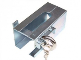 Anhängerbauteile-Discount - Protezione contro il furto con serratura a scatola, per rimorchio