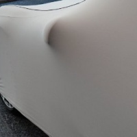 Autoabdeckung Indoor Car-Cover Größe L 455x165x120cm Satin grau
