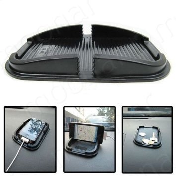 AutoStyle pingBlack Car Magic Skidproof Pad Sticky Mat For Cell Phone Iphone MP3 MP4 Holder hm067