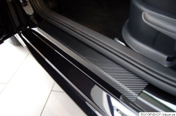 Battitacco Protettivo per VW Touran 1T3, pellicola in carbonio di spessore 160 micron