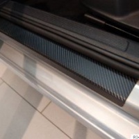 Battitacco Protettivo per VW Touran 1T3, pellicola in carbonio di spessore 160 micron