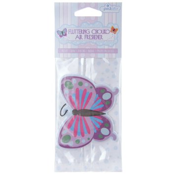 Colourful butterfly design berry fragranced air freshener