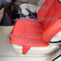 Coprisedili auto per Fiat 500C Cinquecento YMDX 03 PVC similpelle rossi sportivi Rossini