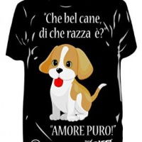 Deodorante Auto T-Shirt "Che bel cane di che razza è?"