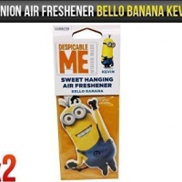 Despicable me (Cattivissimo Me) Minion Kevin Bello - profumatori per auto,fragranza alla banana,2 pezzi