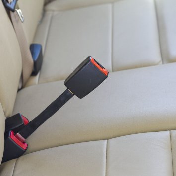 Extender della cintura di sicurezza di autoveicolo: Lunghezza cm 20 - Nero - Rigido - Larghezza della linguetta...
