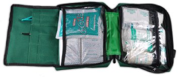 Kit di primo soccorso di 90 pezzi con ghiaccio pronto uso, kit lavaggio oculare e coperta d