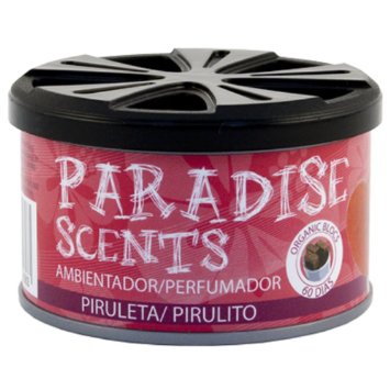 Paradise PER80004 Profumo Per Auto Organico Latta Caramella 60 Giorni
