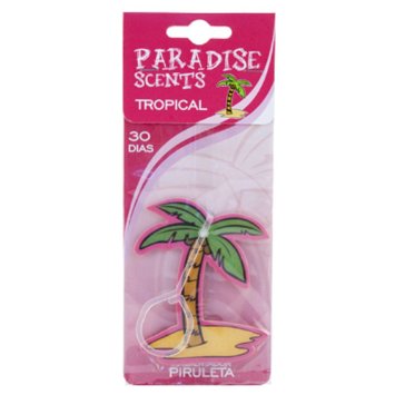 Paradise PER80170 Profumatore/Deodorante Palma Con Cordina Caramella  - Cartoncino