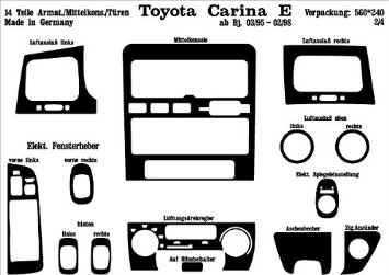 Richter 18303/98 interno Set Toyota Carina E 3/96 - 14D Carbon