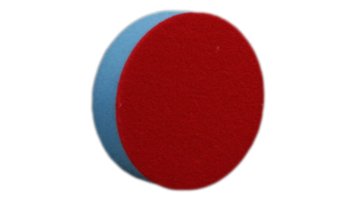 ROTWEISS Disco da levigatura azzurro,Velours, arrotondato, fine (77 x 25 mm)