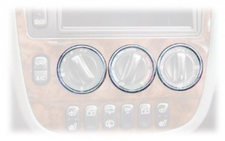 Schätz 3001202 - Anelli cromati per quadro strumenti, per Mercedes W168, W201, W163 fino a 08/01, W638
