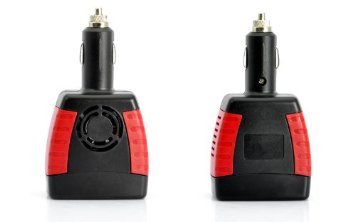 Shopinnov - Adattatore da presa per accendisigari, da 12 a 220 V, 150 W, con uscita USB da 5 V