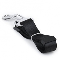SODIAL (R) Cintura di sicurezza guinzaglio regolabile per cane Accessori auto (nero)