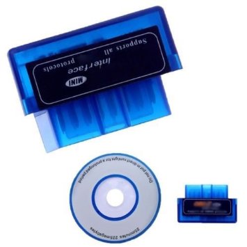 SODIAL (R) Mini Scanner Bluetooth OBD2 OBDII Diagnosi Diagnostica X CAN Bus Auto