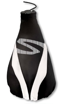 Sportex AC50692 - Cuffia leva del cambio universale con collare in lega, colore: Bianco