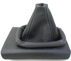 Tastiera Sack manicotto per VW Golf 3 tastiera/2 Golf/Passat 35 I in vera pelle nero-cuciture grigio