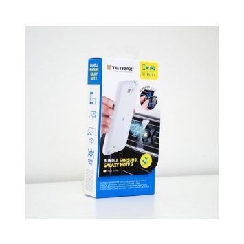 Tetrax T11210/B Bundle Supporto Magnetico Smart per Auto e Cover Xcase, Nera