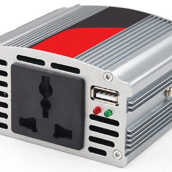 TRIXES Inverter alimentazione auto USB 150W WATT da DC 12V a AC 220V