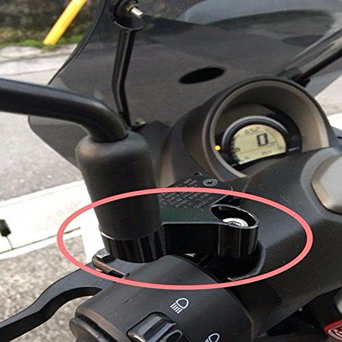10mm Motocicletta Specchio Distanziali Prolunghe per Yamaha mt09 mt07 Fz6 Fz1n (Per Yamaha)