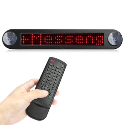 12 V LED auto display programmabile messaggio scorrevole movimento Sign Board rosso