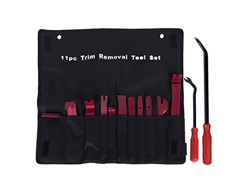 13 pz auto Trim removal Tool set, auto Upholstery Tools con chiusura a clip pinze & Remover Strong nylon Door panel Tool kit
