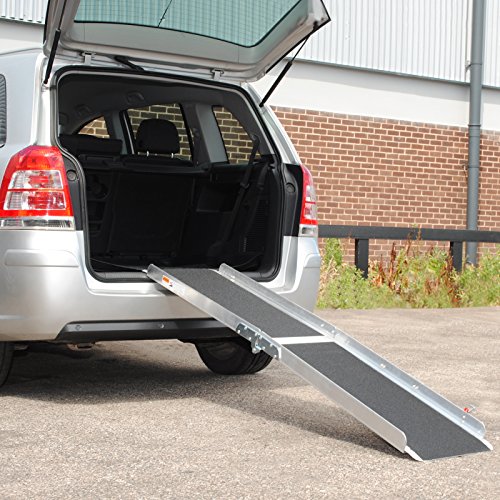 1.8 m 1,8 m in alluminio pieghevole portatile cane gatto animale domestico auto Van viaggio rampa di accesso di sicurezza