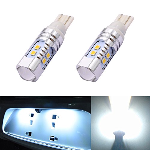 194 921 168 W5 W LED Lampadina Allo xeno bianco auto Exterior interior lampadina alogena di ricambio (confezione da 2)