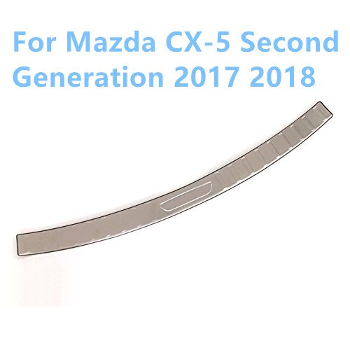 1PCS copertura Outer piastra di protezione paraurti in acciaio INOX per CX5 CX-5 seconda generazione 2017 2018