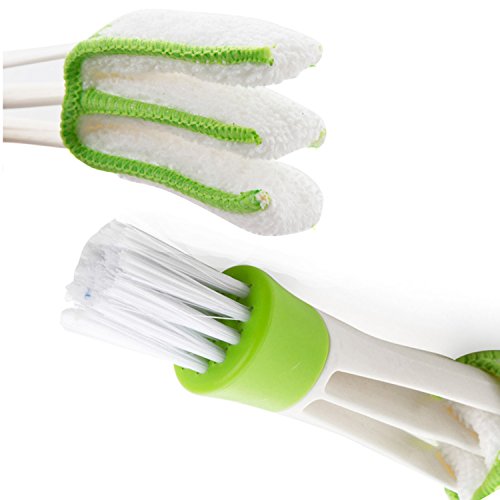 2-in-1 Vent Cleaner & Back Brush by Detailers unito | rapidamente e delicatamente pulisce interior Trim & sfiati