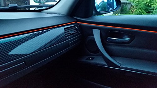 2 m bianco luce illuminazione el striscia luci al neon auto illuminazione interna