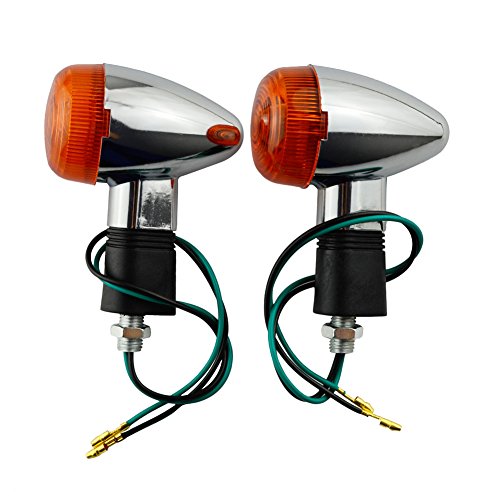 2 Pz Moto Lampadine indicatori di direzione segnale lampade lampeggiatore per Yamaha XV 535 Virago 250 500 700 750 920 1100
