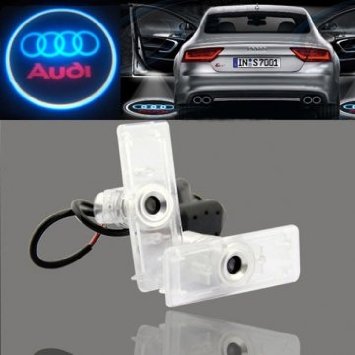 2 X LED Laser Logo Tür Geist-Schatten- Begrüßungslicht für Audi