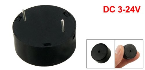 23 mm diametro dc 3 – 24 V 2 Terminali Pin elettronico continuo suono Buzzer