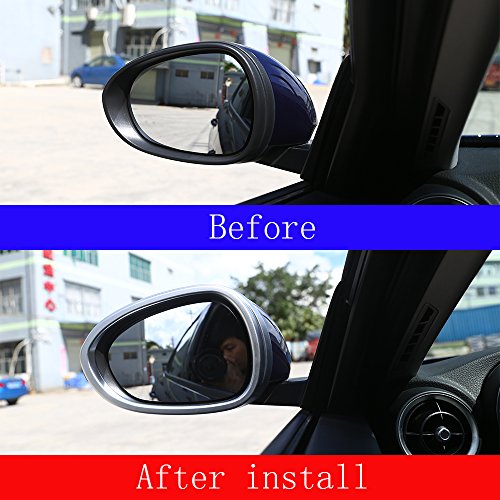 2PCS ABS cromato opaco laterale specchietto retrovisore Frame cover Trim auto Accessories