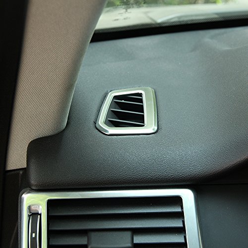 2PCS ABS plastica cruscotto climatizzatore Vent Outlet Frame Trim for Discovery sport 2015 2016 2017