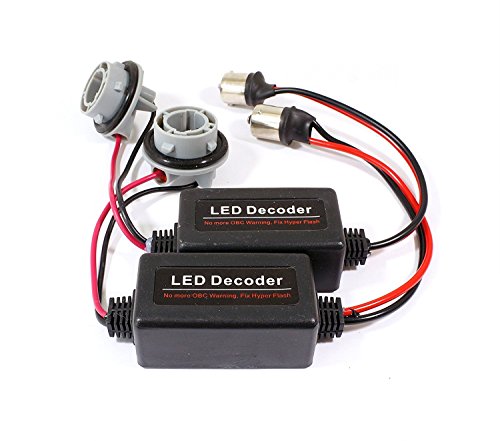 2pcs Decoder LED per auto 1156 / BA15S / P21W Avvertimento Errore Canceller Indicatore di direzione Lampada anti sfarfallio