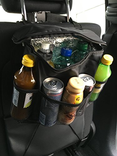 2Stück bevande Bag borsa – cartella sospesa "flacone conservazione cibo Borsa per retro sedili + – Portatovaglioli, per automobili sedile Retro – isolato – più stauram – più spazio & ordine in Auto