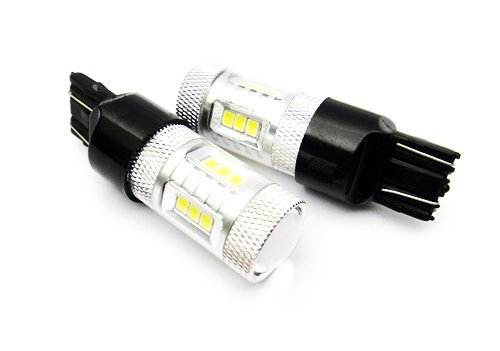 2x 580 W21/5W Lampadina Indicatore Sidelight LED Samsung Luce Retromarcia Diurna DRL 582 W21W Bianco