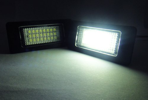 2x LED Numero Di Targa Luce Nessun Errore Bianco A3 A4 A5 Q5 A6 Jetta Passat Ibiza
