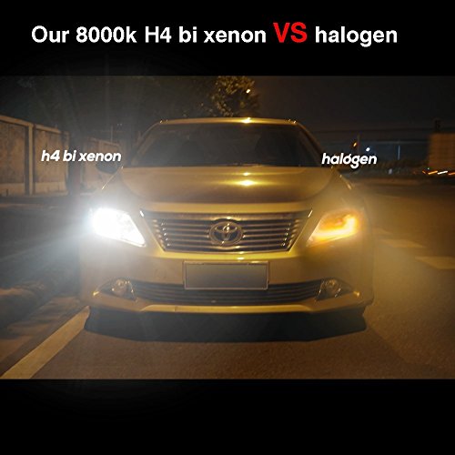 2X Xenon H4 bixenon nascosto il corredo AC 12V 35W H4 lampada allo xeno Bi H4 Alto Basso Fascio del lampadina 8000K