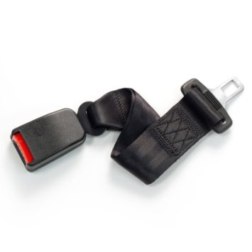 3-confezione da auto per cintura di sicurezza cintura regolabile 420 mm Nero