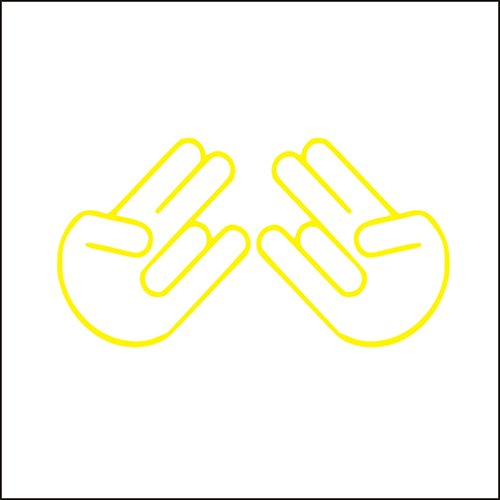 3151__Y Sticker per auto JDM ( Yellow)