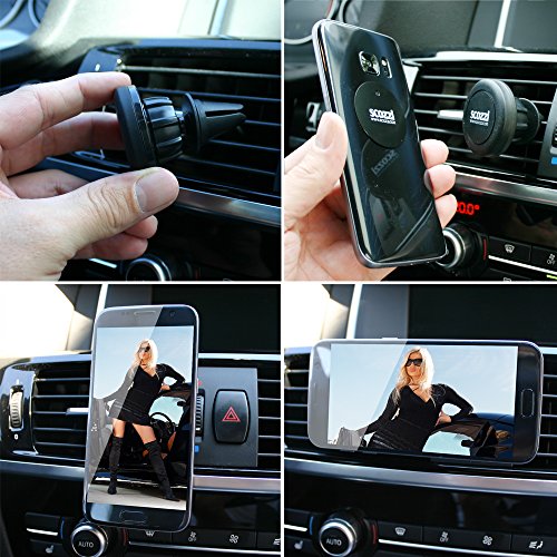 360° Set di supporto per Auto calamita ventilazione-supporto macchina cavo per ricarica per Samsung Galaxy S7/S7 edge/S6/S6 edge/S6 edge + / S5/S5 mini/S5 neo/S4/S4 mini/S3/S3 mini/S2/S2 Plus/S/A3/A5/J5/J1/Smartphone e apparecchi tra cui