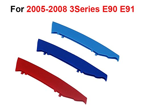 3D griglia anteriore Trim striscia griglia di Motorsport adesivi per 2005 – 2008 E90 E91