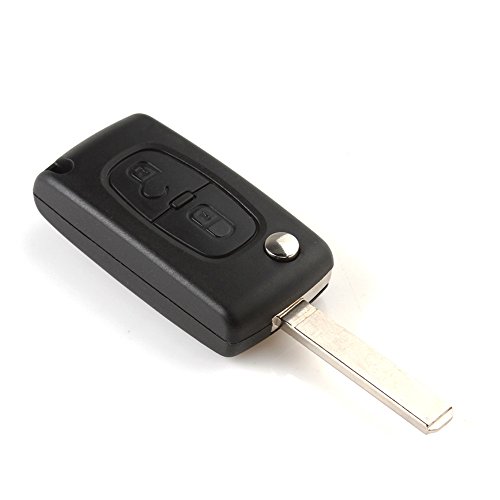433 MHz 2 tasti telecomando chiave con ID46 chip per Peugeot 207 307 308