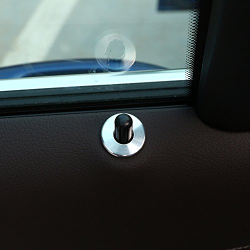 4pcs aluminum W205 interna serratura cover Trim auto Accessories