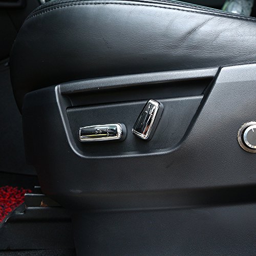 4pcs auto accessori per Freelander 2 2007 – 2015 ABS cromato, regolazione sedile Button cover Trim