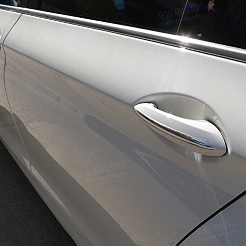 4pcs auto in acciaio INOX maniglia Trim striscia adesiva Exterior Car Accessories