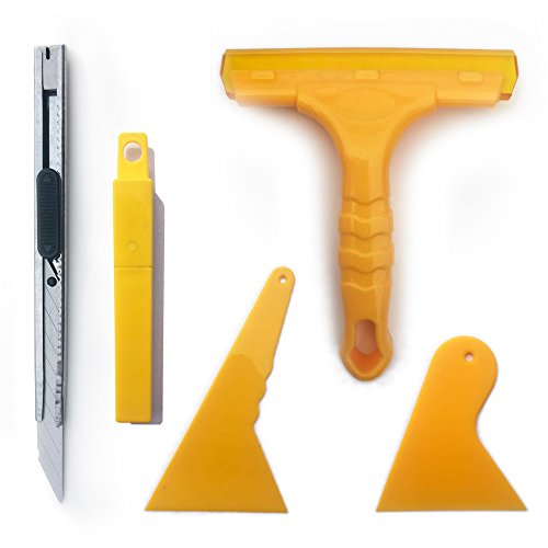5 in 1 set di strumenti di tinta per auto finestra da regalo e vinile Coloration applicazione strumenti inclusi 3 racla, coltello multiuso e lame per rasoio set